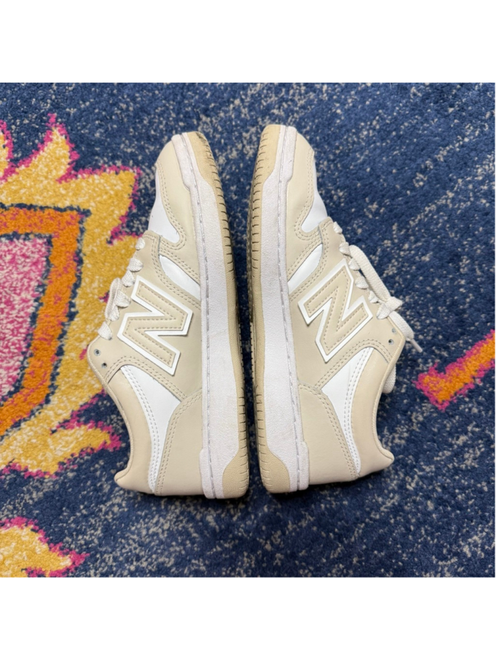 New Balance 480 Timber Wolf Tan/White sz 7 - Picture 4 of 8